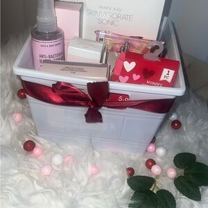 Ultimate Mary Kay Skincare Gift Basket with Red Accents
